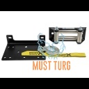 Winch 2268kg 12V 3.8hp / 2.8kW IP67 Rock