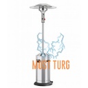 Patio heater - stainless steel with ELEGANCE gas