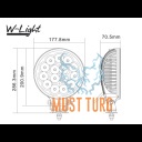 Kaugtuli W-Light Lightning 175 45W 10-30V Ref.37.5 4050lm NS3809