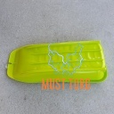 Plastic sled with size 90.5x41x17cm green