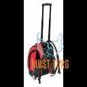 Tool bag on wheels with telescopic handle with backpack function KS Tools