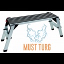 Platform with aluminum max. carrying capacity 150kg