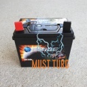 Small device battery 12V 28Ah 250A charged with acid 185X125X162 +/- 12N24-4-H