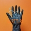 Nitrile gloves powder free black S 100pcs