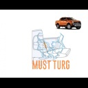 Tailgate shock absorber Ford Ranger 12-22