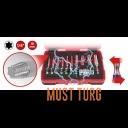 Torxi otsikute komplekt vigastatud kruvidele KS Tools