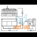 High beam LED Osram Lightbar MX140 30W park 2W 2000lm Ref.10