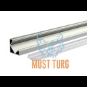 Alumiiniumprofiil led valgusribale 12.3/17.9x1000mm