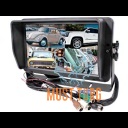 HD digital touch screen 10.1 "10-32V 4 channels