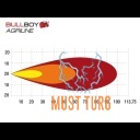 Töötuli 45W 10-30V 2710lm IP6K9K lai valgusvihk Bullboy Agriline