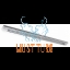 Led luminofoorvalgustoru raam metall ribidega T8 230V 1x120cm Kobi