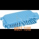 Sponge-washing glove with microfiber + net 280x200x40mm