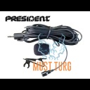 Hands free microphone for the transmitter President