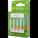 Akupatareid 4xAAA 850mAh koos USB akulaadijaga patareidele AA/AAA GP