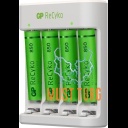 Batteries 4xAAA 850mAh with USB battery charger for AA / AAA GP batteries