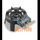 Gas stove cast iron 9kw 3 rounds 4 feet Kemper