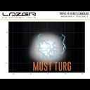 Lazer Triple-R 1000 Gen2 Beacon 88W 9-32V Ref.12.5 9240lm parktule ja vilkuriga valge