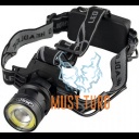 Headlamp with battery 800lm 10W 2 × 18650 3.7V 3500mAh JBM