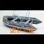 Inflatable boat Bush S-350 350x166cm load capacity 600kg