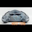 Inflatable boat Bush S-380 380x190cm load capacity 870kg