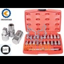 Oil cap socket wrench set 3/8 21-piece