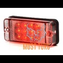 Fog light led 12-24V ECE 10R with white glass