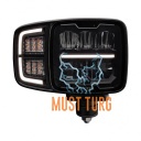 Snow plow light Strands HI-LO 10-32V 30W / 60W 2000 / 5000lm Ref. 17.5 right