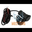 USB peas koos torukinnitusega 12-24V 2x3A 5V