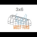 Greenhouse Nano 300x210x600cm polycarbonate 4mm