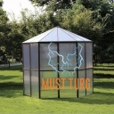 Greenhouse 6-cornered 6x120x235cm
