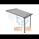 Varikatus terrassile Olympia 3X3 hall kirgas