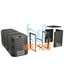 Composter  1200L without bottom with 3 sections