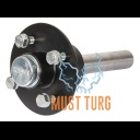 Trailer wheel hub 4x100 375kg round shaft 277mm