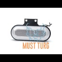Ääretuli valge 12-24V 124x49x20mm ECE R91 R3 R10 Strands