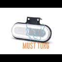 Ääretuli valge 12-24V 124x49x20mm ECE R91 R3 R10 Strands