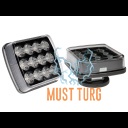 Haagise juhtmevabade tagatulede komplekt 12-24V Optibeam Dark Phantom ECE R148 R10