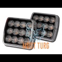 Haagise juhtmevabade tagatulede komplekt 12-24V Optibeam Dark Phantom ECE R148 R10