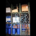 Metal cage / shelf 1600x2000x1300mm used
