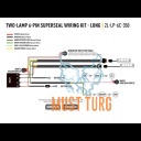 Juhtmesari 2 Lazer Triple-R Beacon tulele 12V
