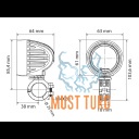 Töötuli Bullboy Agriline 20W 9-32V 2500lm R10 kaasas toru kinnitus
