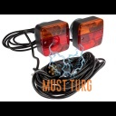 Rear light set 12V with magnetic mounting