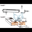 Vilkur kollane 10-33V 90×35×13mm SAE J595 CA T13 ECE R65 Class2 R10