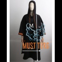 Poncho Black Market size M