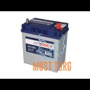 Car battery 40Ah 330A 187x127x227mm - / + Bosch S4 0092S40180