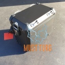 BMW aluminum case left black 77412472173
