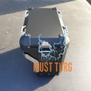 BMW aluminum case right black 77412472174