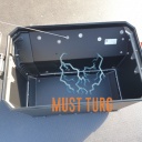 BMW aluminum case right black 77412472174