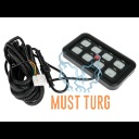 Control panel with 8-button control switch 12-24V 60A